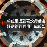 单位里遇到喜欢背后说坏话的的同事,应该如何相处?(图4) 单位里遇到喜欢背后说坏话的的同事,应该如何相处?(图4)
