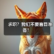 求职？我们不要盲目准备！（图1）