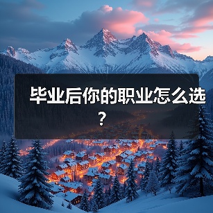 毕业后你的职业怎么选？（图1）